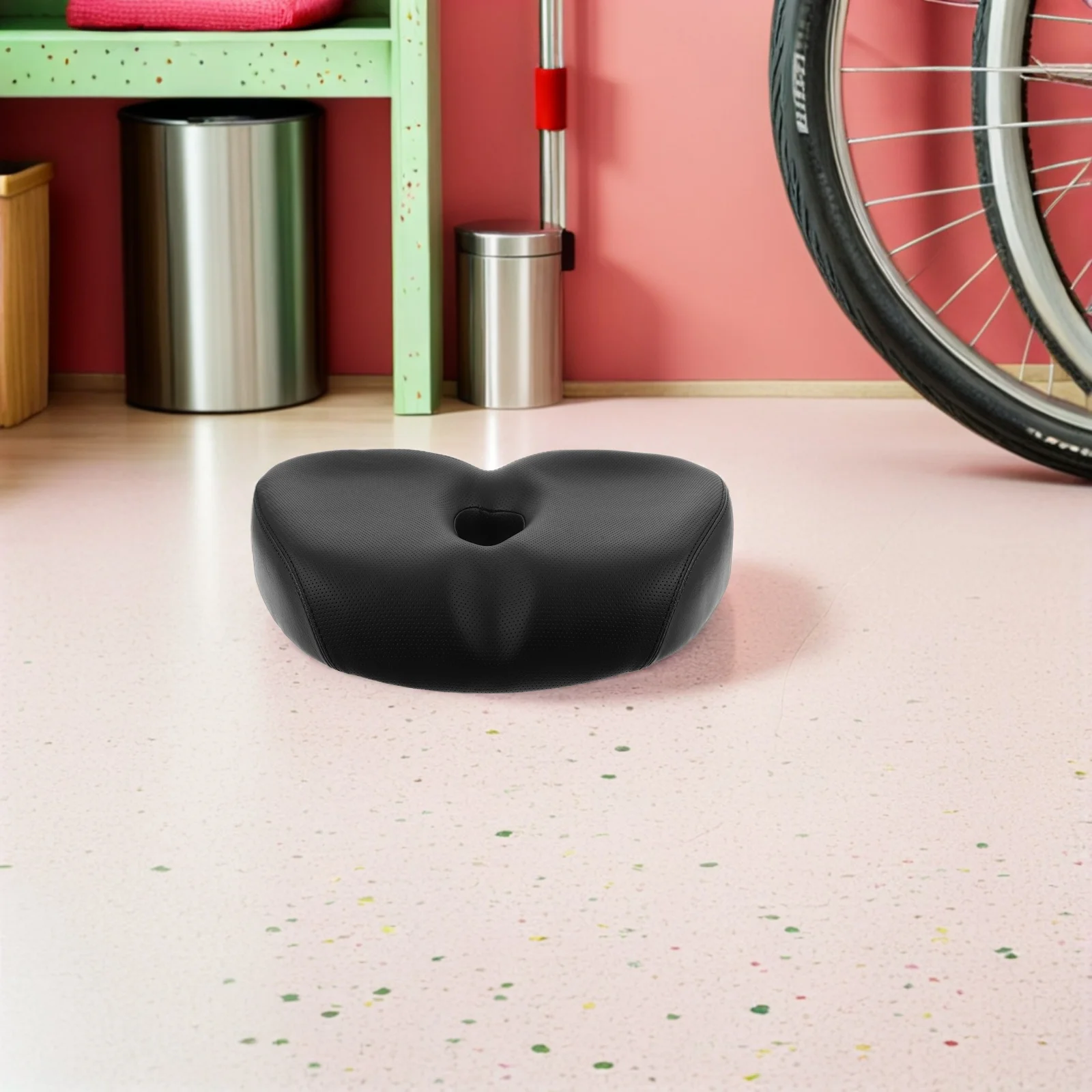 

Bicycle Thickened Wide Hollow Bike Saddle Waterproof Breathable Mountain Bike Seat Pad - Shock Absorbing Replacement