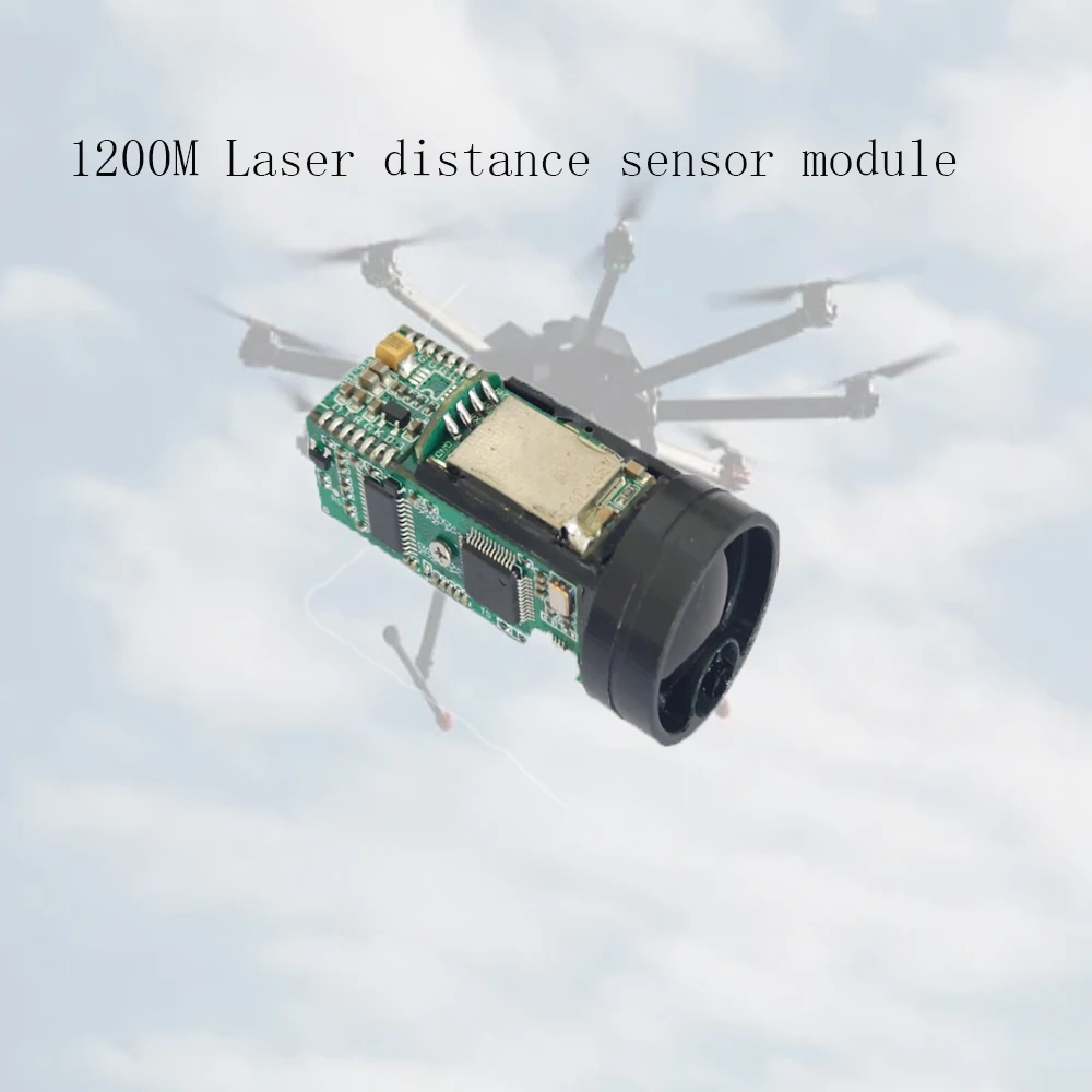 

1200m Long Distance Laser Ranging Speed Sensor Serial Range Finder Ttl Level For Drone Industrial Development