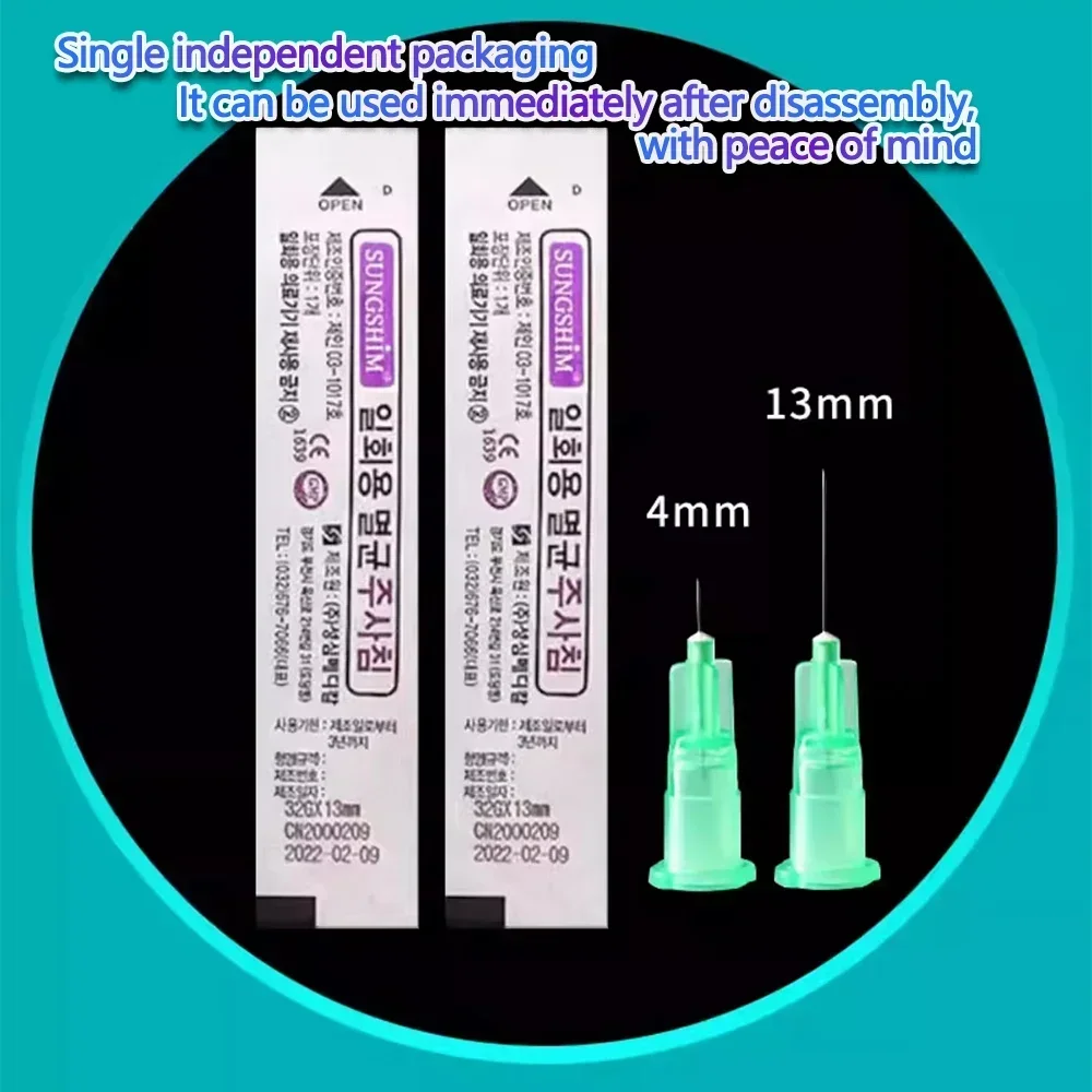 30G * 13mm 30G * 25 Painless Small Middle Eye Needle Eyelid Tool Accessories