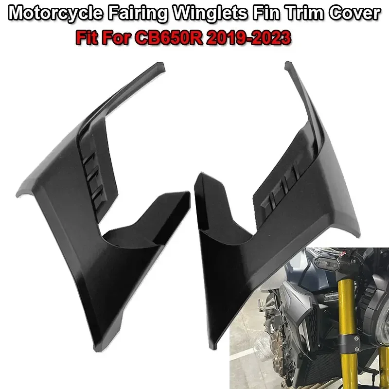 

Fit For HONDA CB650R CB 650R CB650 R 2018-22 2023 Motorcycle Wing Protector Wind Fairing Winglets Fairing Winglet Fin Trim Cover