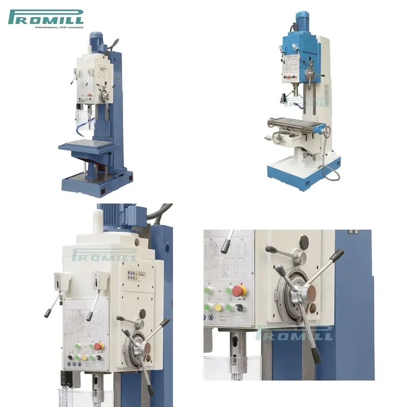 HCY Promill Square Column Vertical Drilling Machine Z5140B/Z5140B-1 Multi-Function High Efficiency Precision Motor MT4