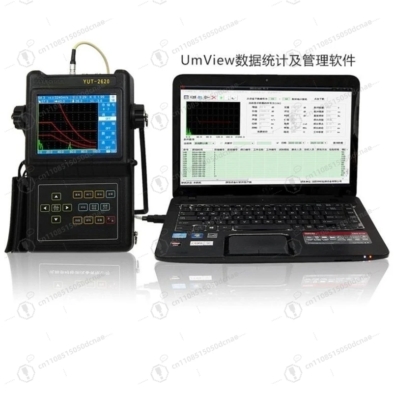 YUT 2600 Digital Ultrasonic Flaw Detector for Metal Weld Inspection NDT Tester