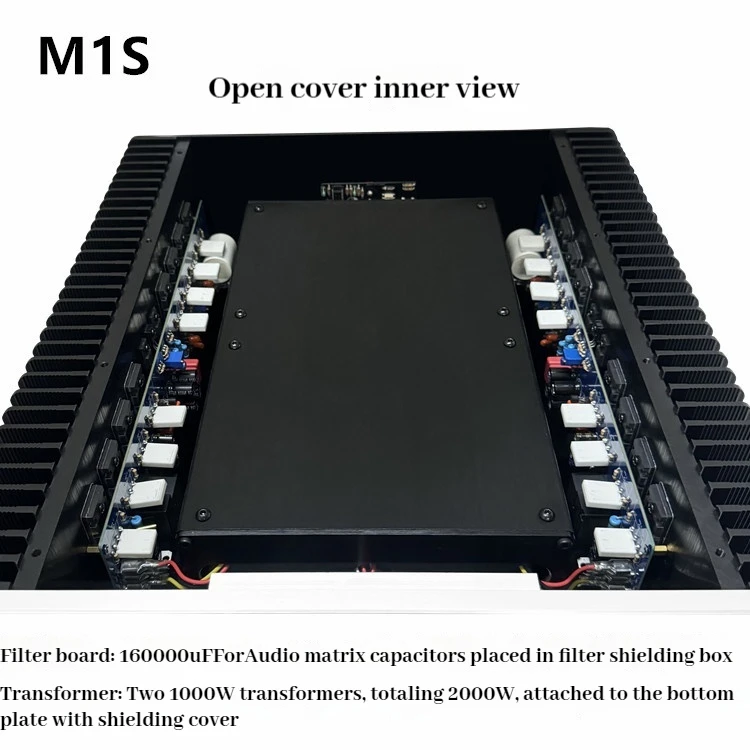 BOYA M1S amplifier original imported circuit Class A fever HI-END mono post-stage flagship split amplifier RCA XLR