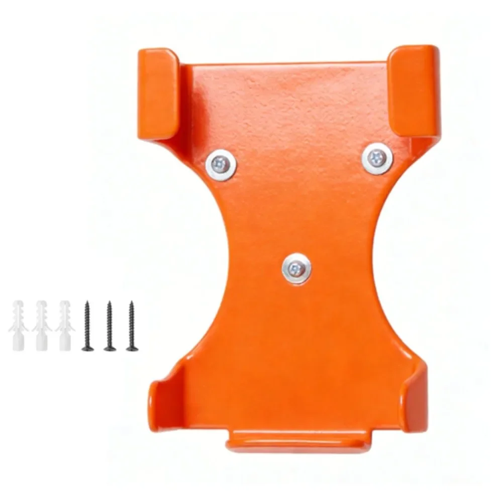 Metal Wall Bracket for Leaf Blower with Holder for 50 56 66 86 SH 86 Compact Size 9/5.5 Inch with Rubber Protection