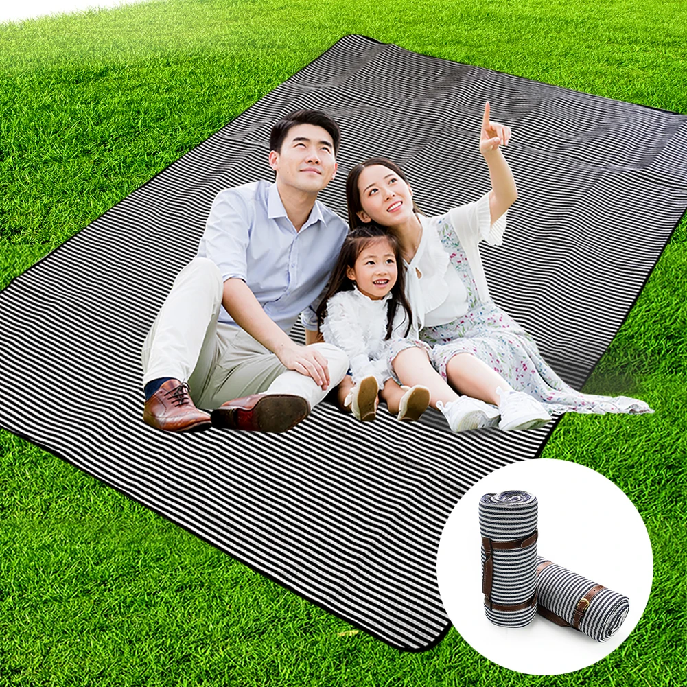 Household Carpet Lawn Camping Picnic Mat Portable Thickened Waterproof Outdoor Picnic Mat Polyester Beach Blanket craft supplies