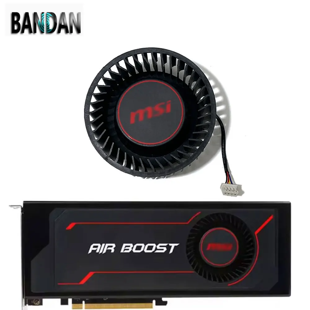 GPU NEW 75MM 4PIN RX VEGA 56 Video Card Cooling Fan For MSI Radeon RX Vega 56/VEGA 64 8GB Air Boost OC Graphics Card Cooler Fan