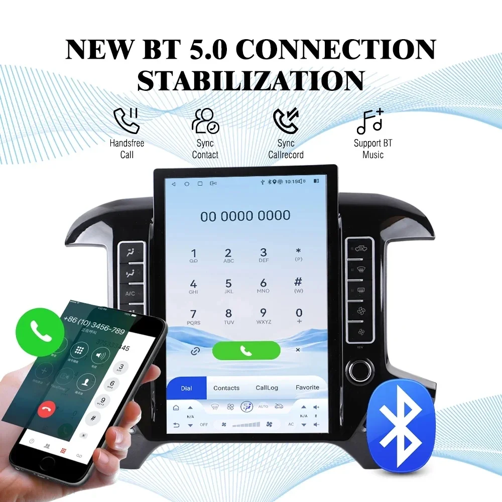 

14.5 inches Andriod 13 Screen For Chevroler Silverado 2013-2019 GMC Sierra 2014-2020 Car Radio Carplay Auto Multimedia Head Unit