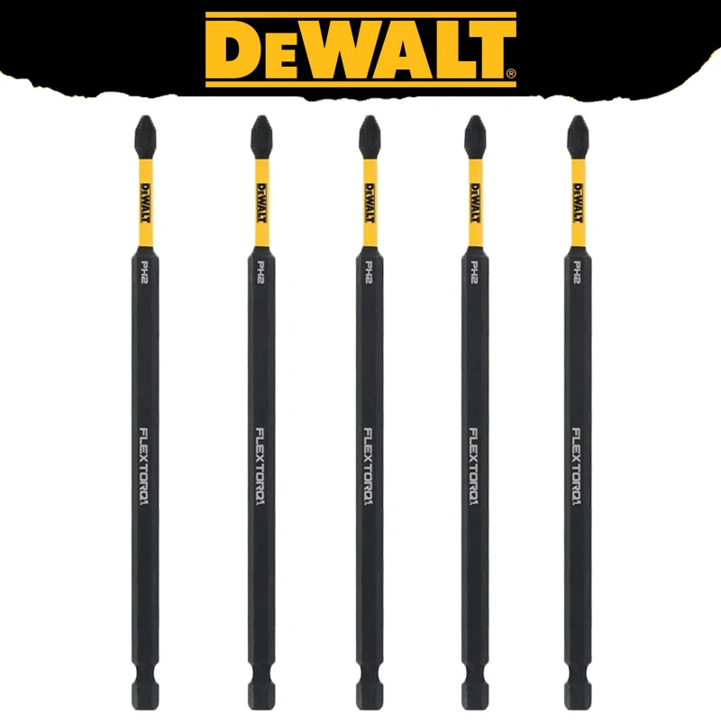 DEWALT DT7800T PH2 152MM Impact Drill Bits High Hardness Durable Resistance Extended Enhanced Screw Head Tool Attachments 5PCS