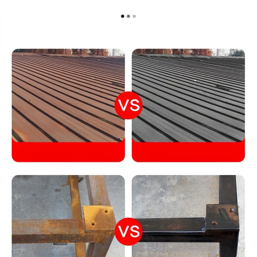 Effective Rust Converter Metal Primer For Roof Maintenance Epoxy Coating Durable Protective Layer No Sanding Required Paint