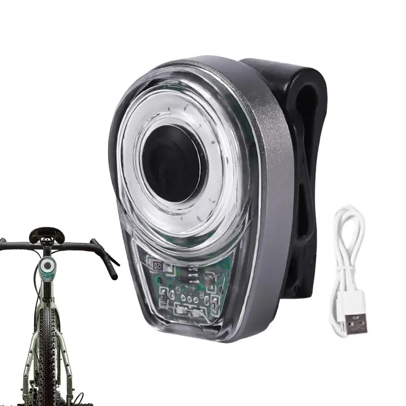 

Cycling Flashlight USB Rechargeable Cycling Safety Brake Taillight Cycling Safety Brake Light IPX6 WaterResistant Bright Rear