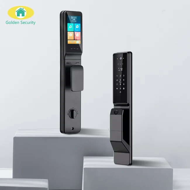 X6 Оптовая продажа 3D-распознавание лиц Дверной замок Tuya Умный дом Дверной замок с камерой T31 Tuya Smart Life APP Supproted