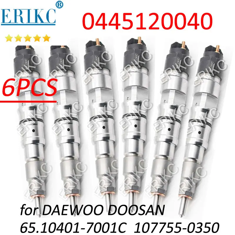 0445120040 Common Rail Fuel Nozzle 0 445 120 040 Diesel Injector 0445 120 040 FOR BOSCH DAEWOO DOOSAN 65.10401-7001C 107755-0350