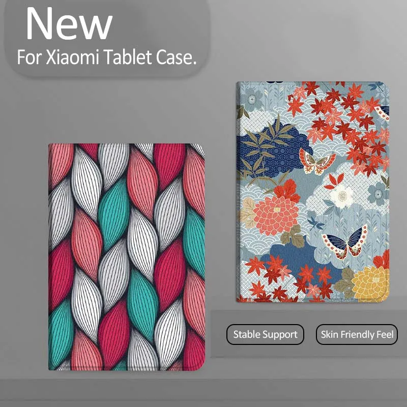 

Art Style Butterfly Flower Tablet Case For Xiaomi Redmi Mini Pad SE K 2 4 5 6 7 8 2023 2025 11 8.8 11.2 10.1 Pro Gift