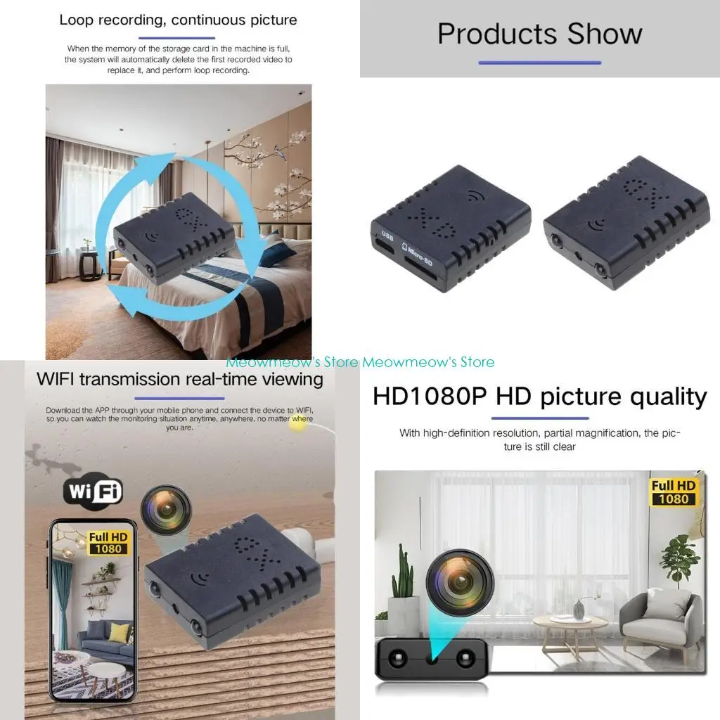 

W91A Wi-Fi Скрытая камера DIY Tiny Wireless для шпионской камеры Мини-камера для