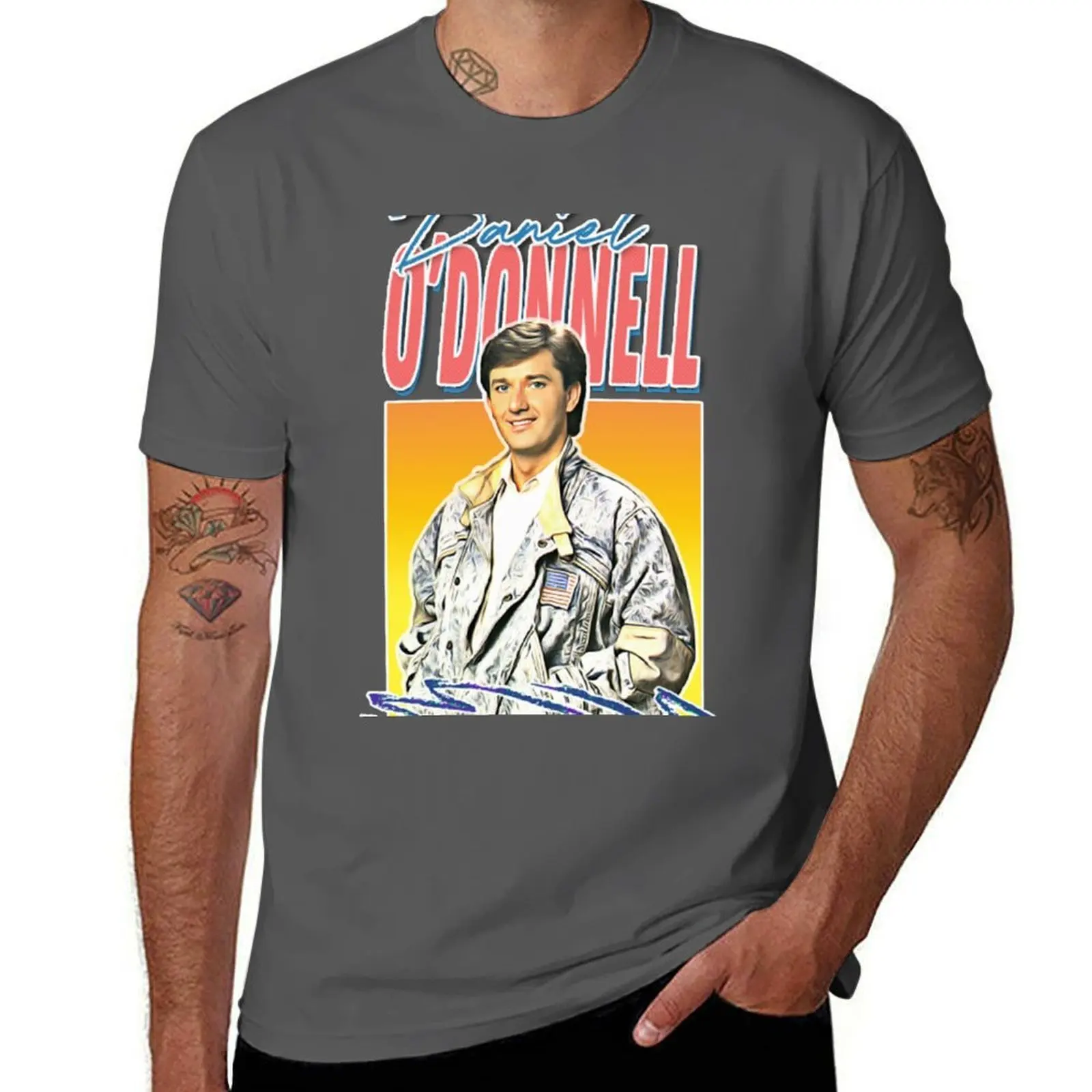 

Sexy Daniel Retro 80s O'Donnell Fan Gift / Design T-Shirt Running Gym Short Sleeve Sports Tee