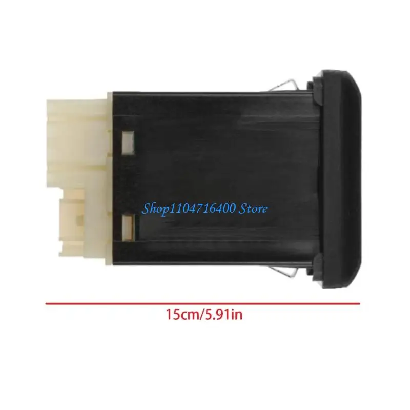y1gd Wear Resistant USB Aux Car Adapter With Environmental Plastic Housing High Speed Stereo Transmission For Mobile Devices