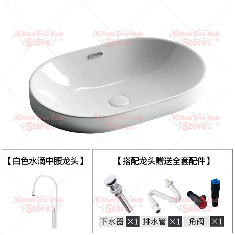 ceramic washbasin with smart clean glaze surface