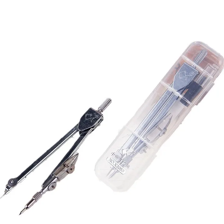 1Set Metal Compass Set Engineering Technology Drawing Instruments Mechanical Drawing Tools for Examination Design geometry set