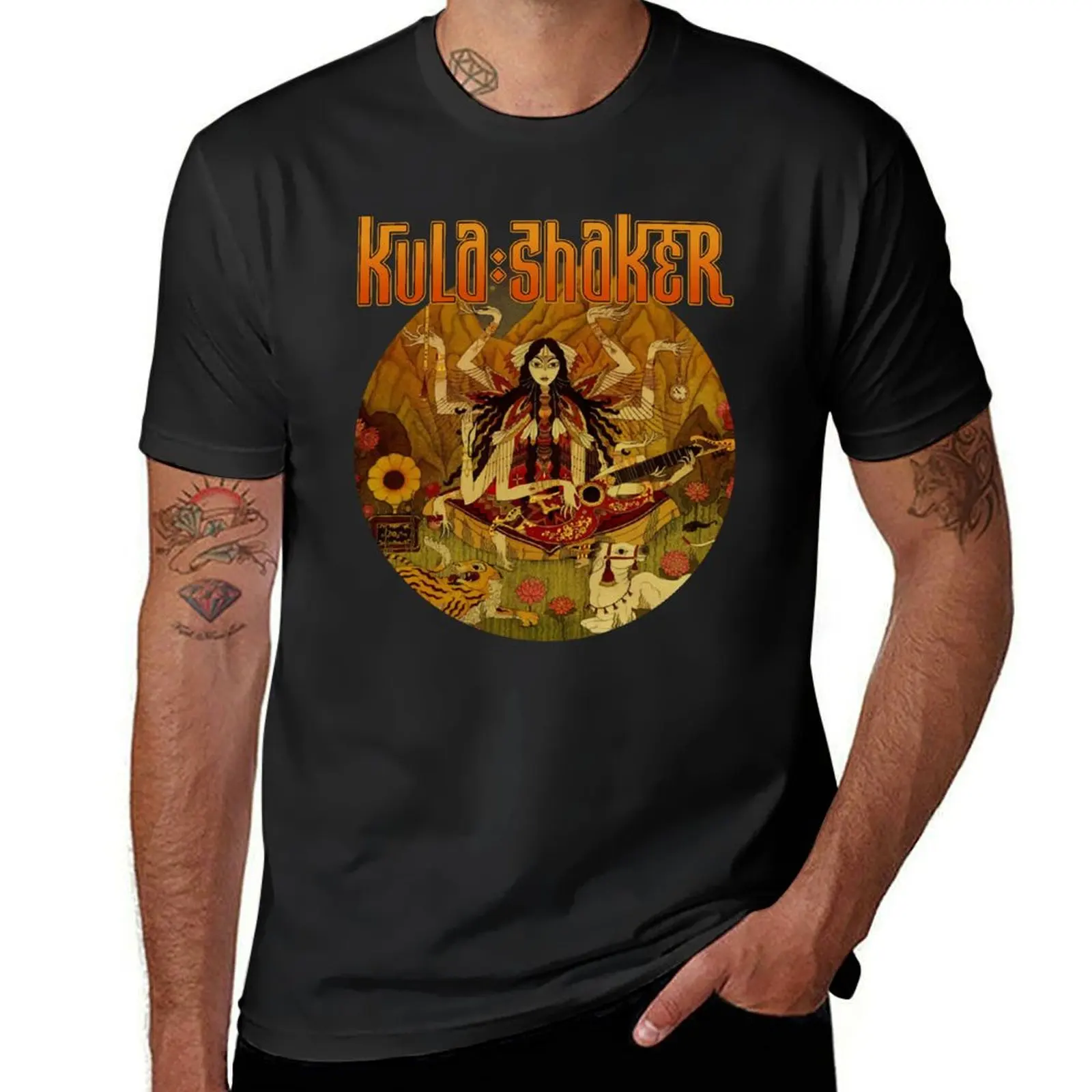 KULA SHAKER BAND T-Shirt oversized korean fashion tshirts for men