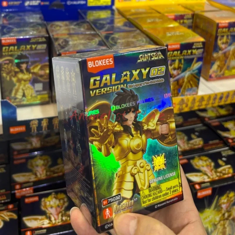 ブロックイー 聖闘士星矢 ブラインドボックス ギャラクシー02 バージョン 黄金聖闘士の遺産 オリジナル玩具 組み立てモデルキット アクションフィギュア ギフト