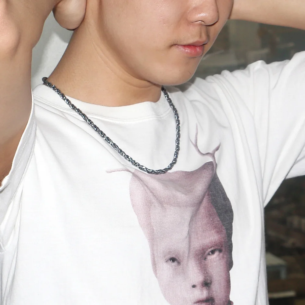 Dragon Necklace Fashion 925 Sterling Silver Keel Chain Men Necklace  Thai Silver Men Chain Gift Retro Style Wide 5MM