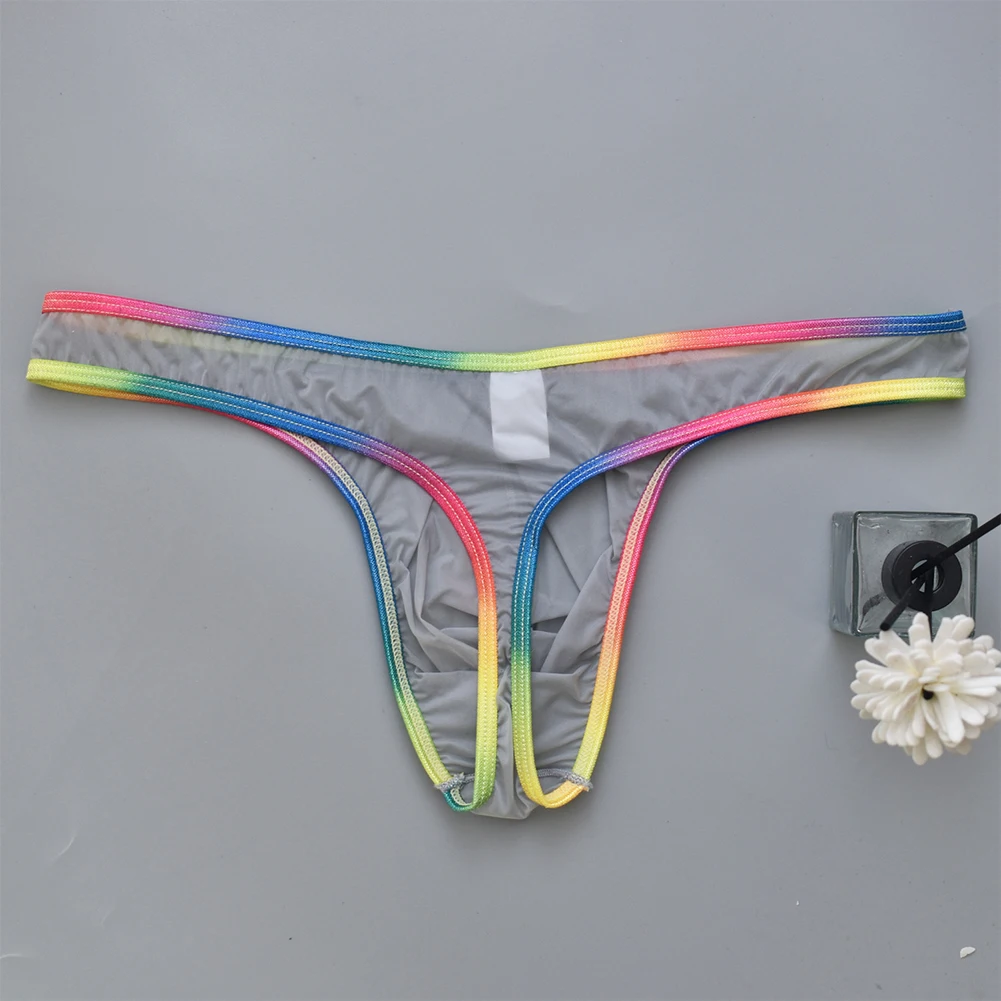 

For Nightwear Ultra-thin G Strings Sexy Low Rise Briefs Sleepwear Night Time M Ultra-thin Transparent Pouch Briefs Mesh