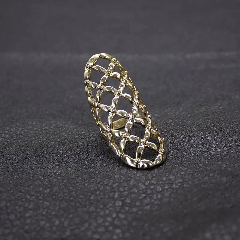 EKUSTYEE 20 أجزاء/وحدة سحر الذهب والفضة اللون الدائري للنساء نمط طويل خواتم خمر الأزياء والمجوهرات مزيج نمط #6