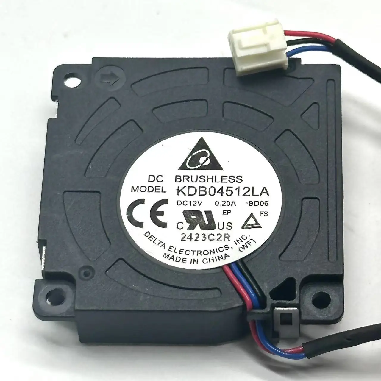 

Delta Electronics KDB04512LA BD06 DC 12V 0.20A 45x45x10mm Server Cooling Fan