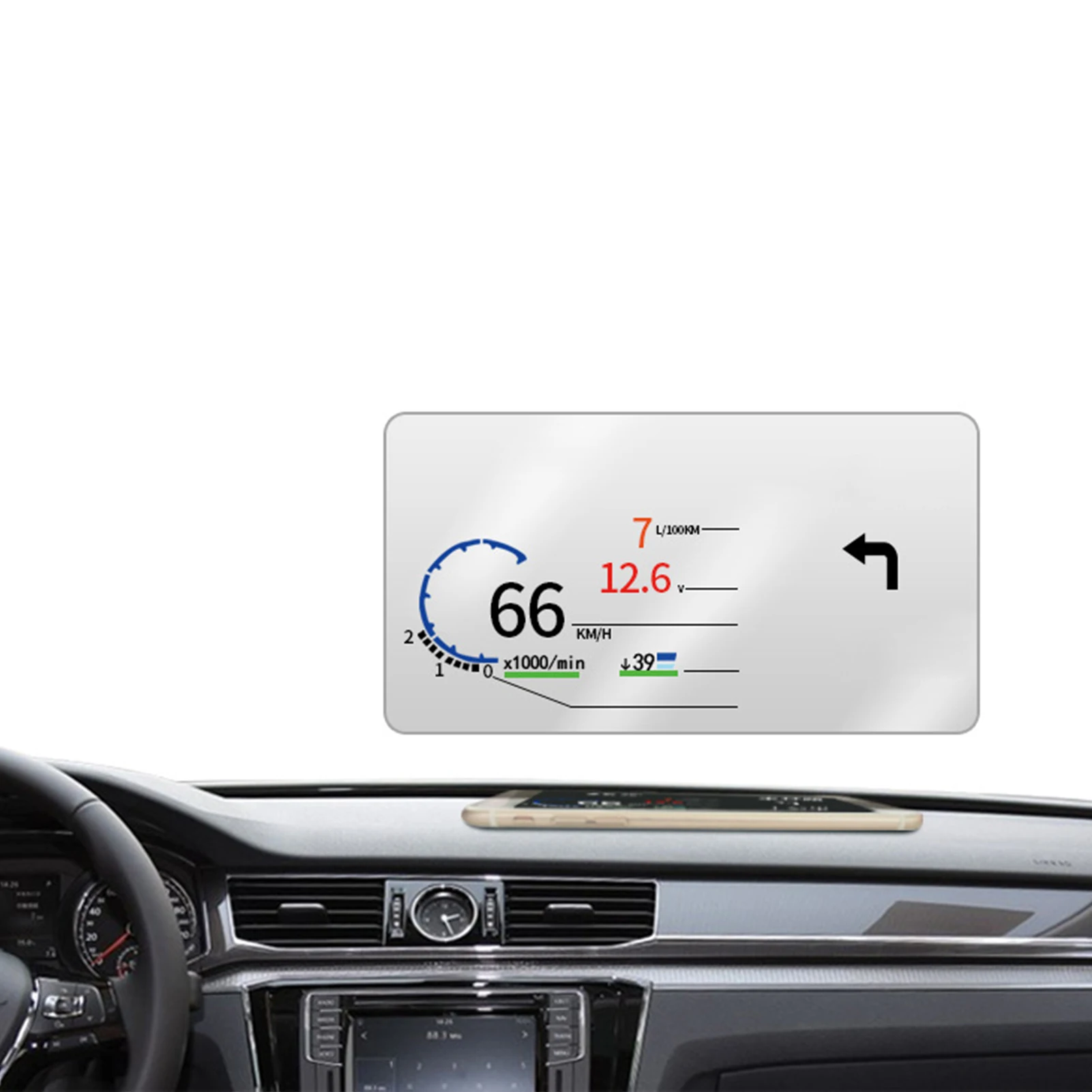 Car HUD Head Up Display Film HUD Window Reflective Film Windshield Reflective Screen Transparent High Definition HUD Film