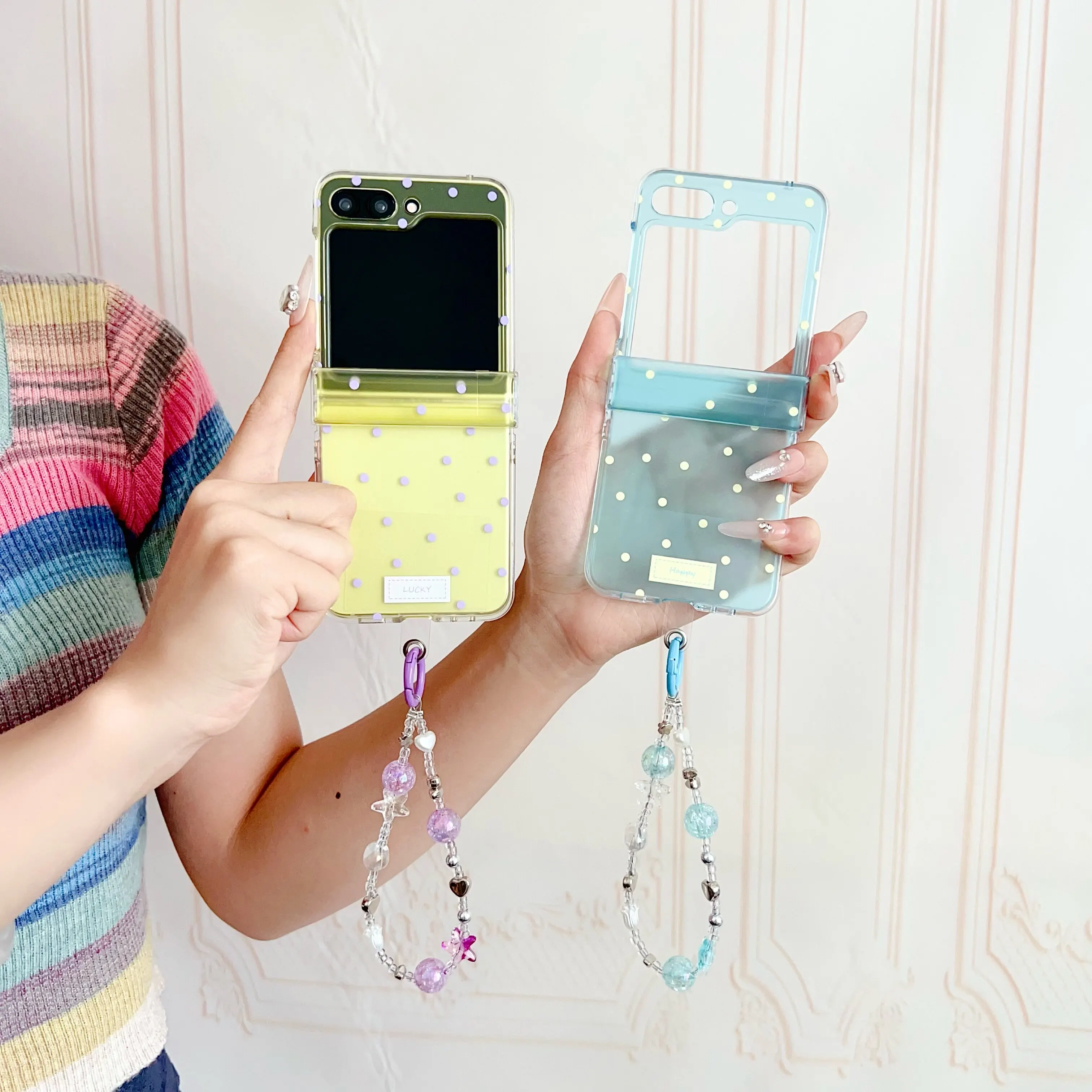 Pink blue polka dot birthday g - Phone Accessories From China 评论和价格