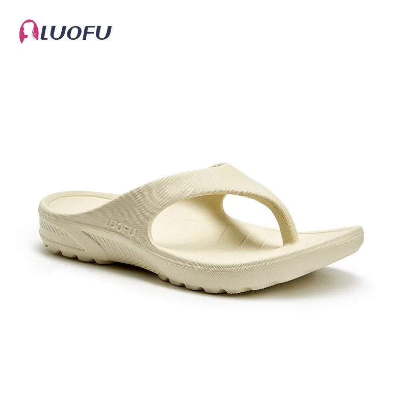 LUOFU Women's Lightweight Non-Slip Flip Flops, Shock Absorbing Comfy Thong Sandals For Indoor Outdoor, Summer