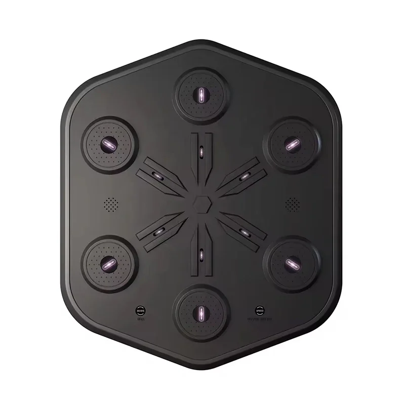 Home Boxing Target Trainer Dummy Fitness Pad Wall Mounted Bluetooth Led Light Smart Music Boxing Training Machine