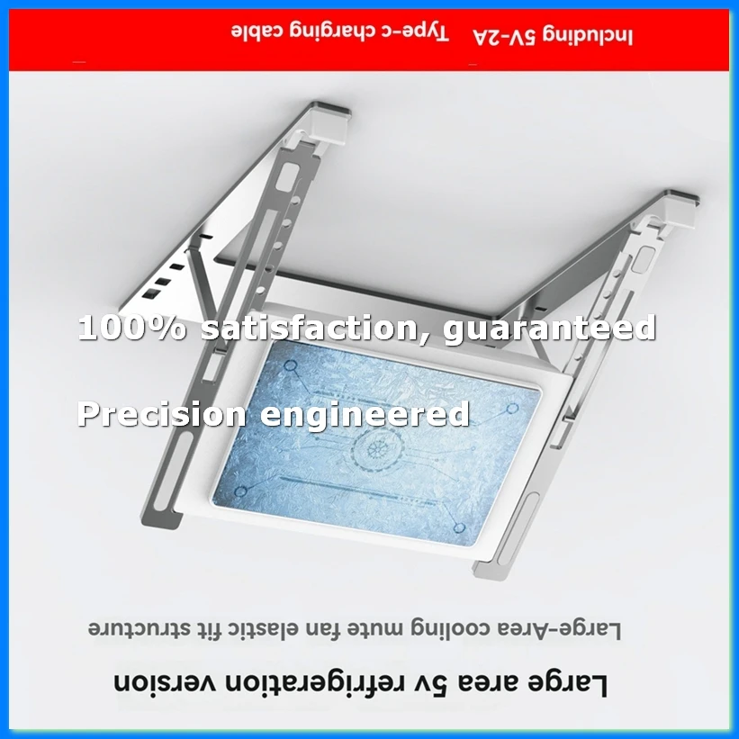 ●Semiconductor Refrigeration Laptop Radiator Gaming Laptop Base Bracket 5-Speed Adjustment for 12-18 Inch Laptop