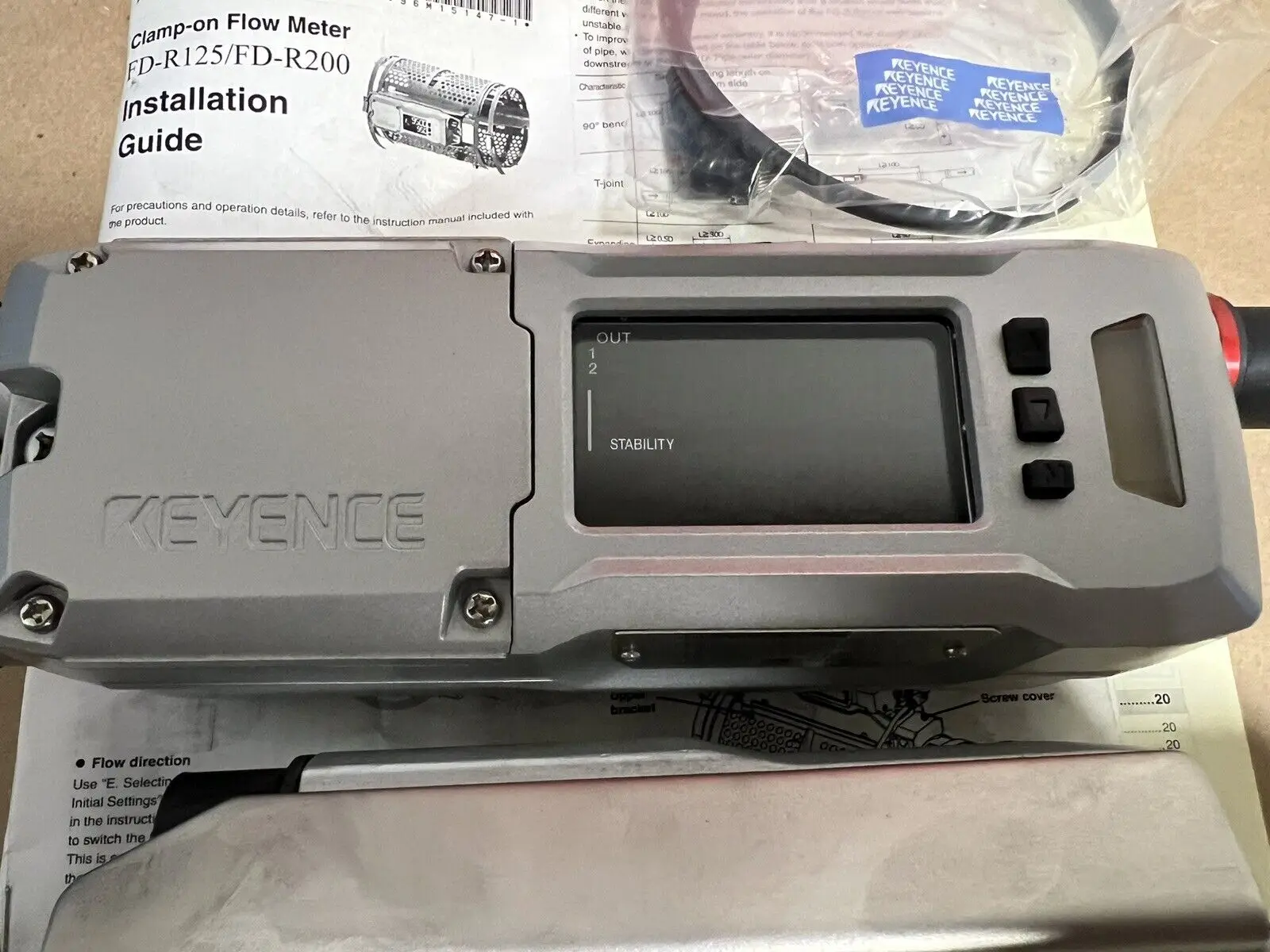 الوحدة الرئيسية للمستشعر الأصلي 100A/125A نوع KEYENCE FD-R125