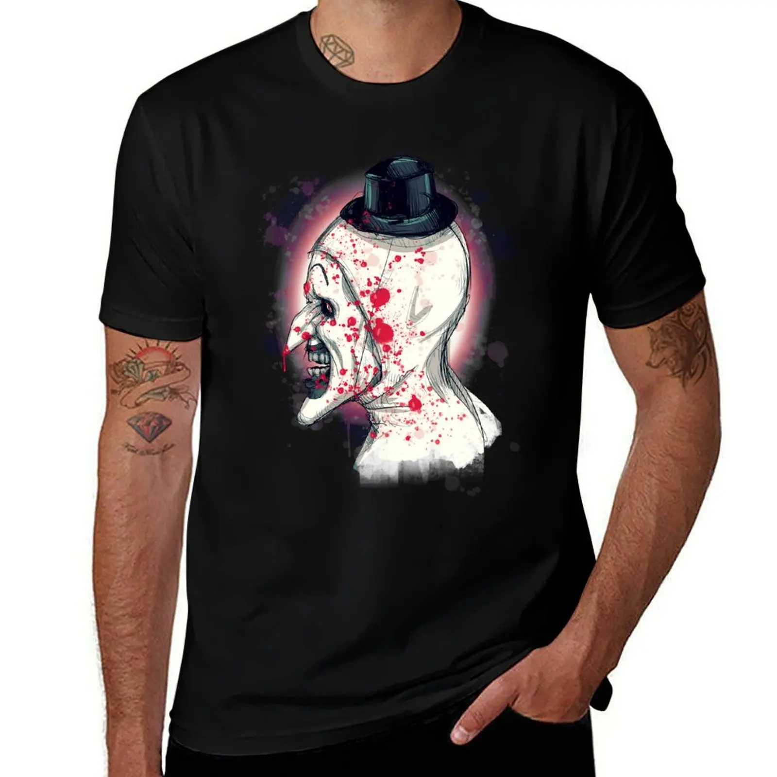Art The Clown T-Shirt Street Art Print Tee Shirt T-Shirt