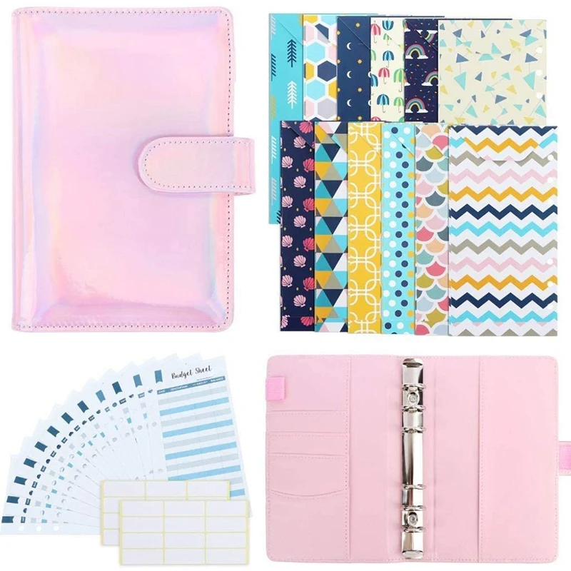 

28 Pieces PU Leather Budget Planner System Organizer Binder Cash Envelope For Budgeting Envelopes For Storage Cash