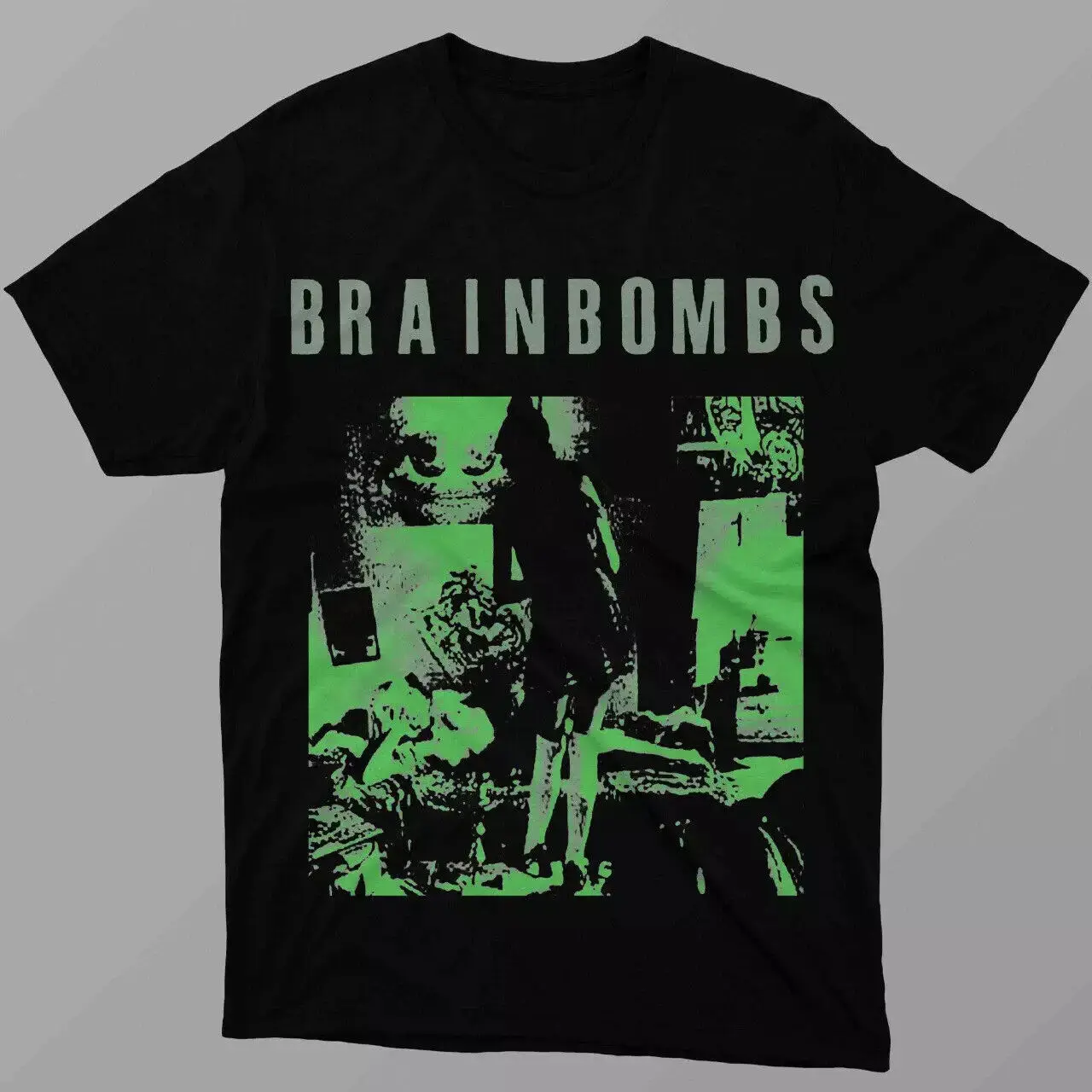 Brainbombs Band Cotton Tee Retro Vintage T-shirt S-5XL