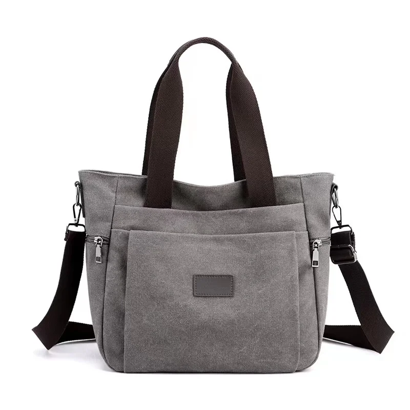 

Canvas Bag Korean Shoulder Bag Travel Bag Vintage Crossbody Women's Bag Large Capacity Casual Lady Bag Versatile Handbag