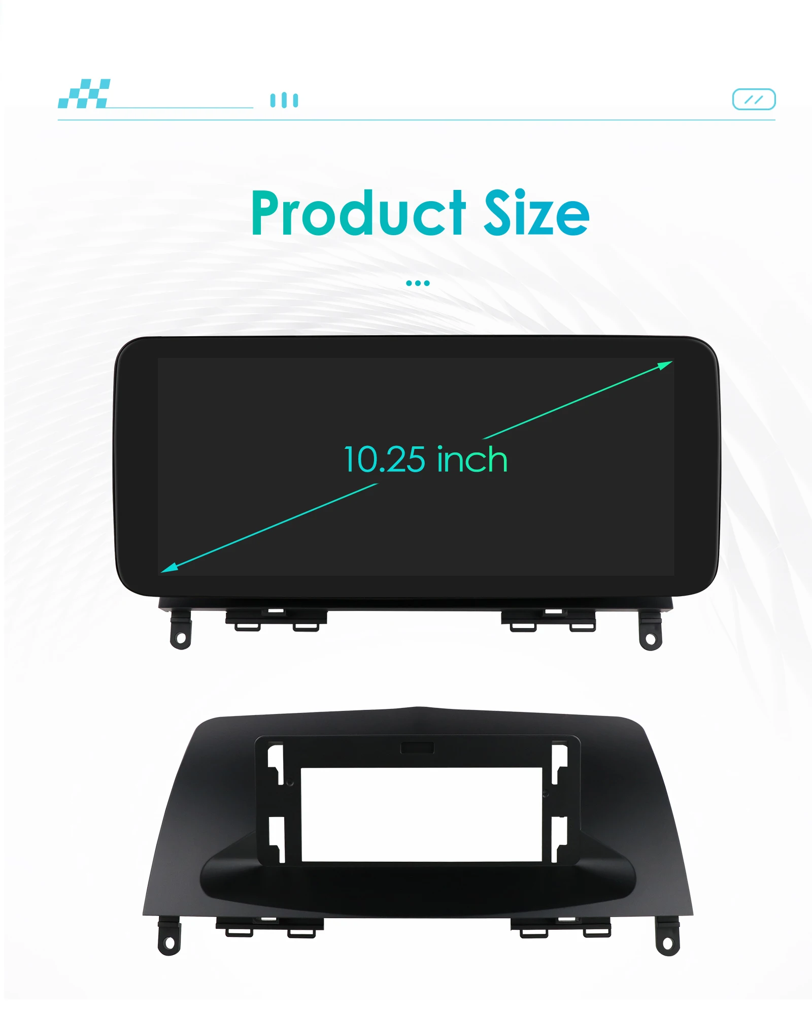 10,25" Hizpo Android Autoradio für Mercedes Benz W204 S204 2008 - 2010 C-Klasse NTG4.0 Intelligentes System RDS DSP GPS AUX CarPlay – Detail 31