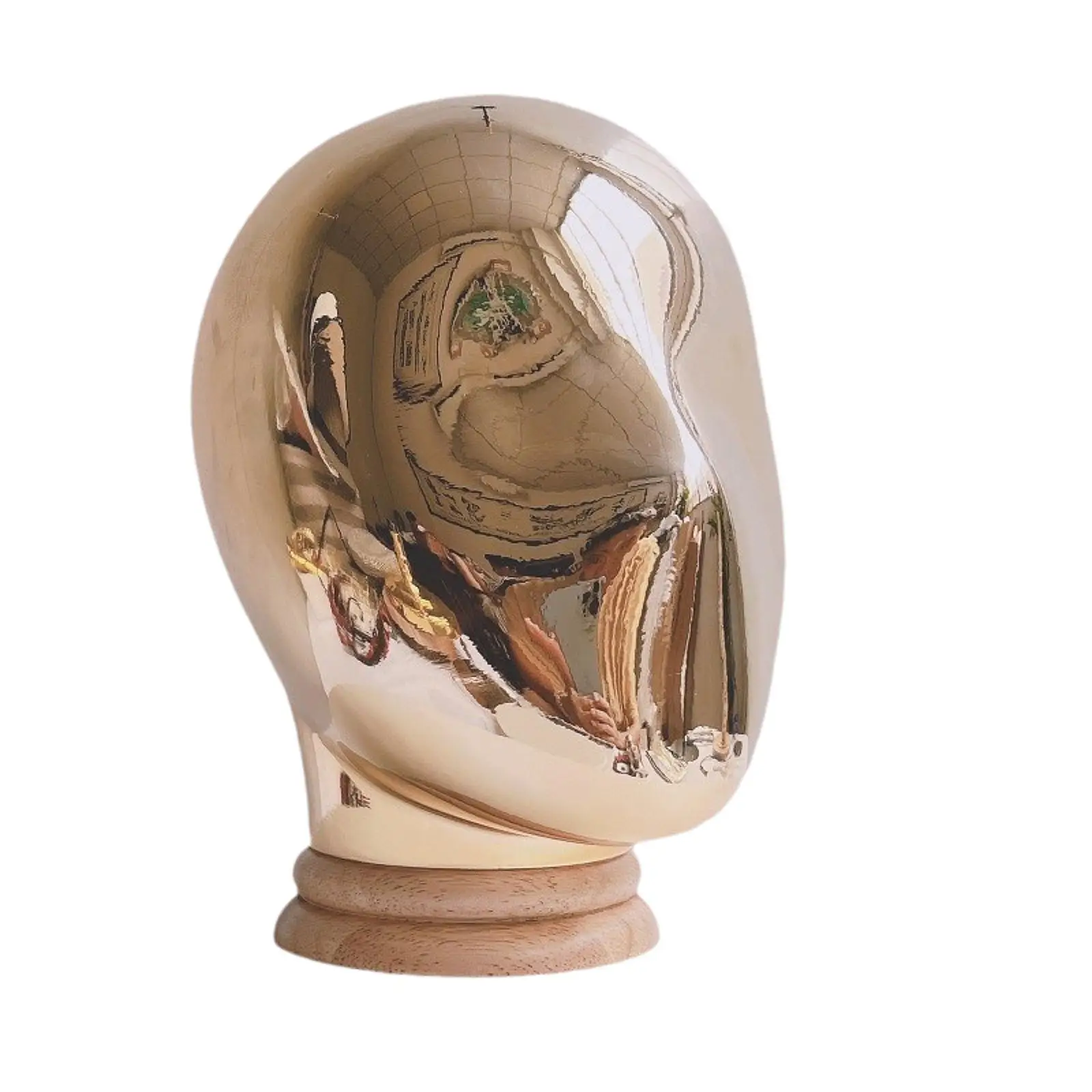 Soporte para cabeza de pelucas, Base de madera para estilista principiante, centro comercial, salón en casa