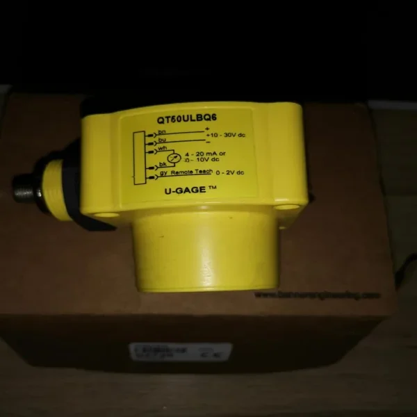 New Banner Qt50ulbq6 8 M Range Chemical Resistant Ultrasonic Sensor Brand New Original Spot Plc