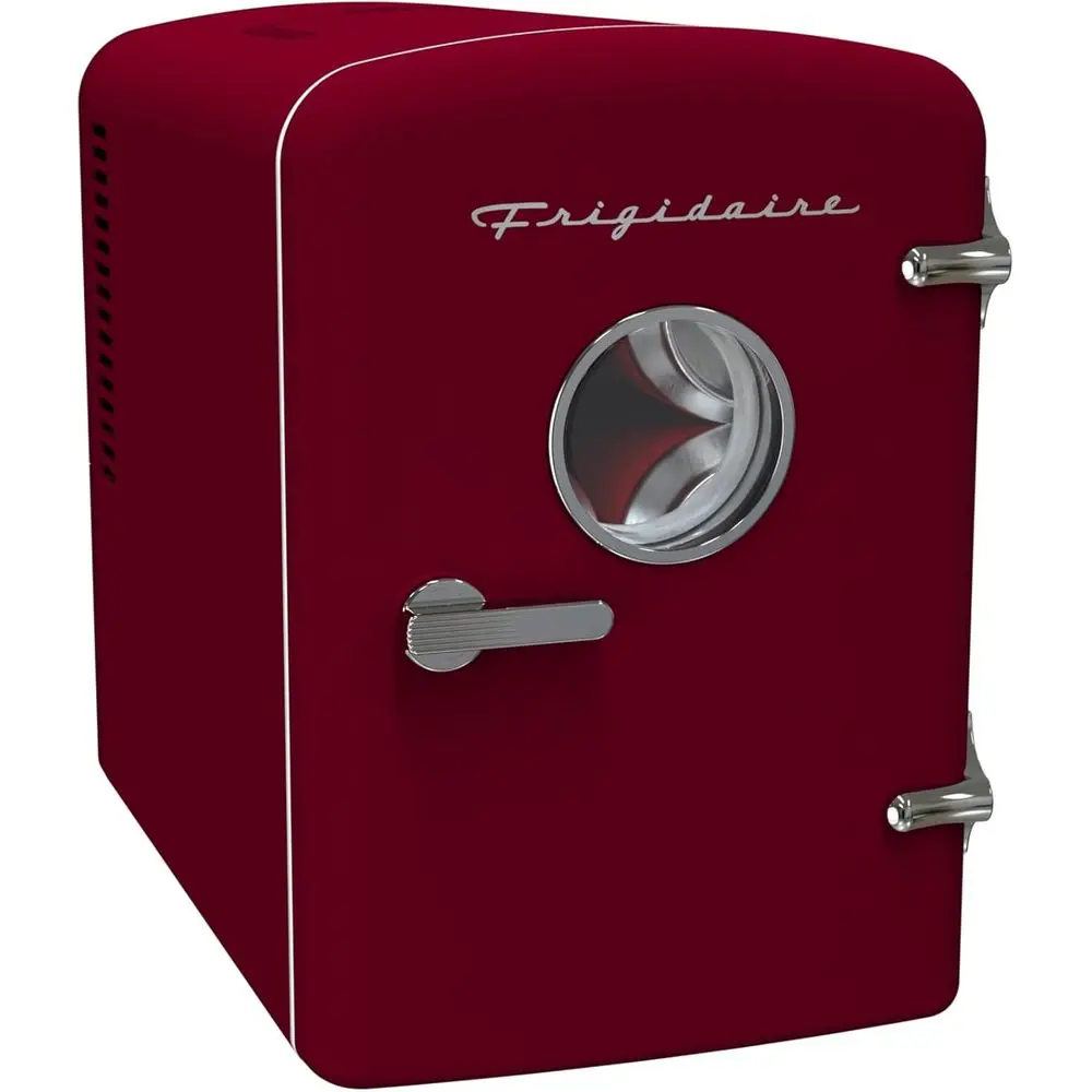 

Портативный мини-холодильник на 9 банок для автомобиля, офиса, спальни, общежития или дачи, 11.8 D x 7.1 W x 10.1 H, красный