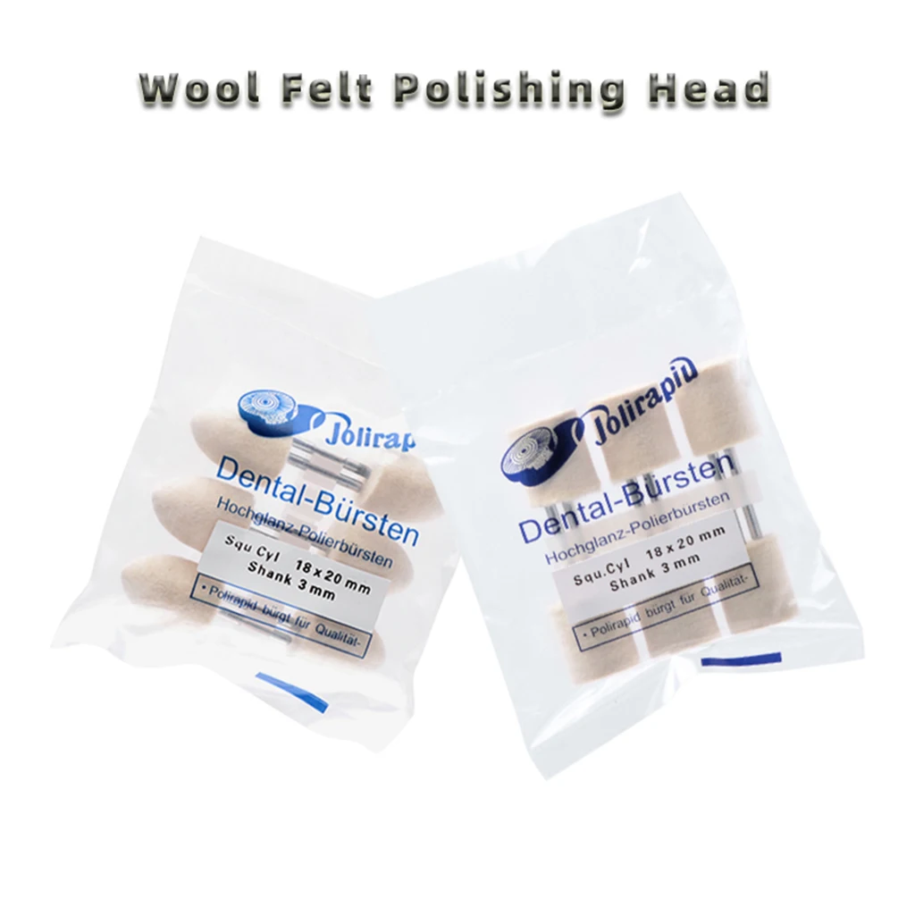 Wool Felt Mounted Polishing Buffing Wheel Grinding Head For Dremel Drill Rotary Tool 3mm Shank Electric Grinding Accessories