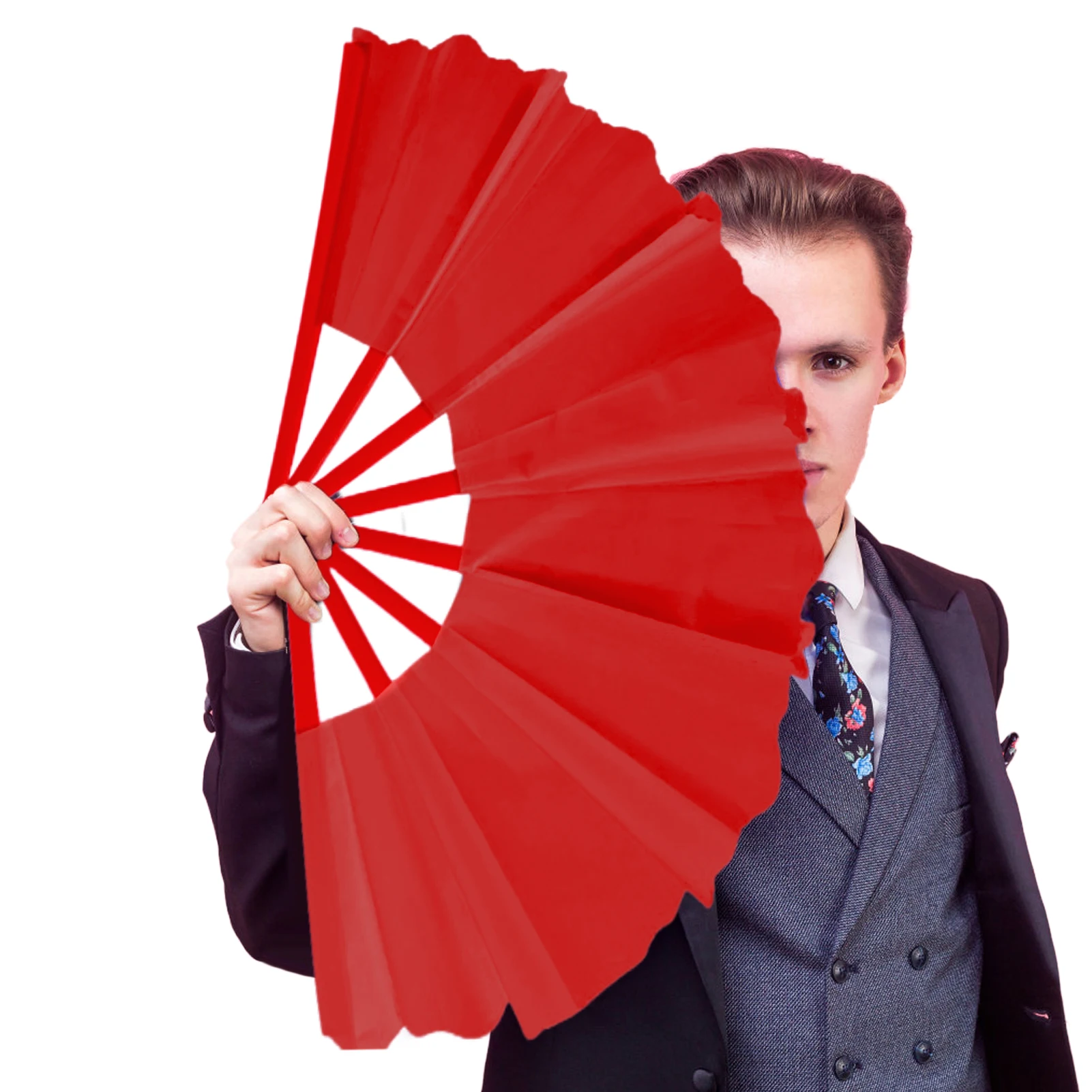 Magic Trick Fan Stage Magic Props Close-Up Illusions Magic Trick Broken And Restored Fan Stage Gimmick Props Funny Toy Fan For