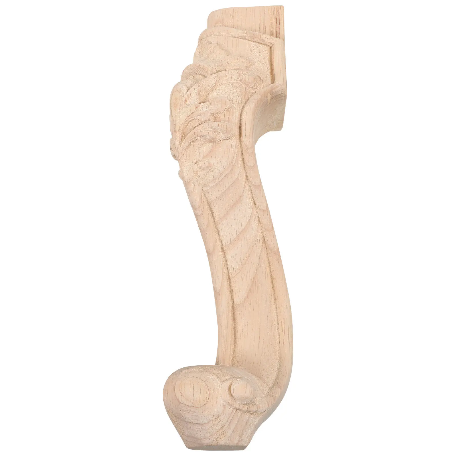 Escultura em madeira móveis europeus perna de borracha madeira sofá cadeira substituição pés móveis de madeira pés cômoda pernas