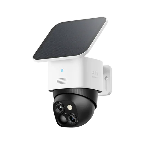 Renewed eufy Security SoloCam S3(S340), Solar Security Camera, Wireless Outdoor Camera, 360 Degree Pan & Tilt Surveillance
