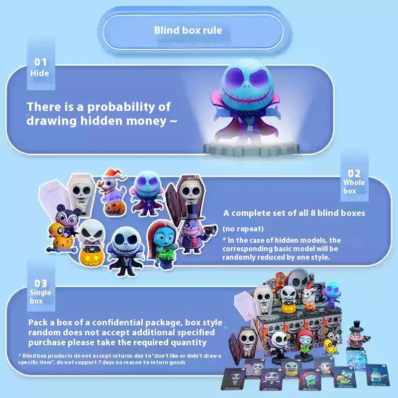 2025 New Christmas Eve Scar Blind Box Cosbi Mini Doll Doll Handmade Ornament Halloween Gift