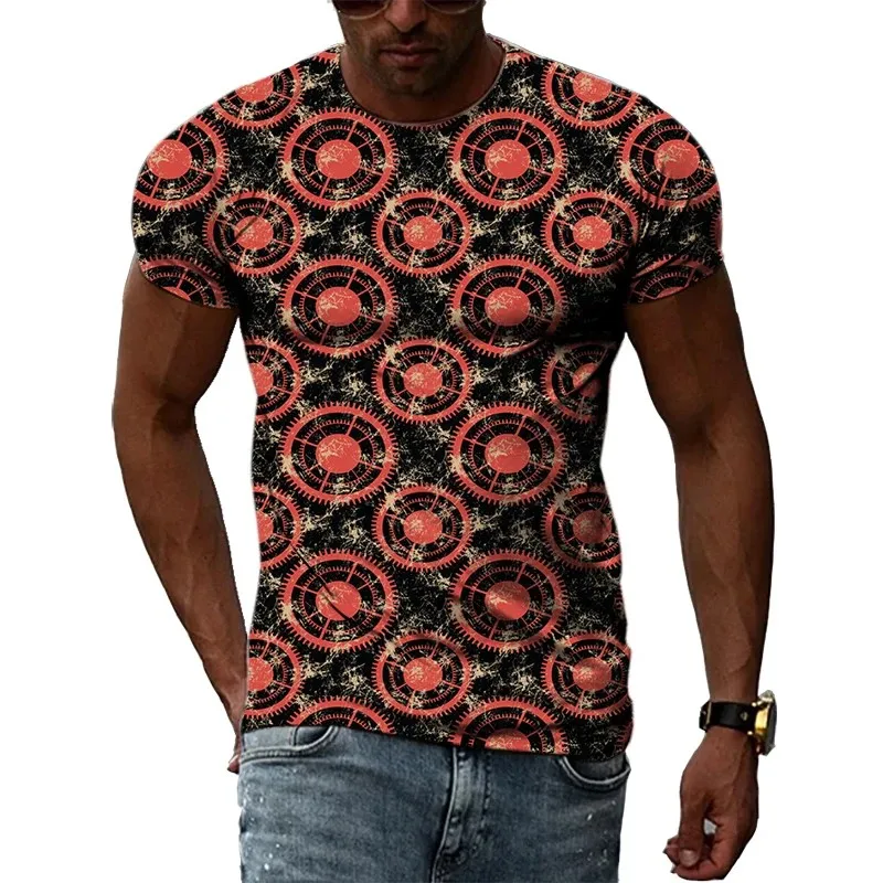 Tropical Men's T-shirt 3d Floral Print Fashion Clothing Everyday Casual T-shirt Men's Blazer Short Sleeve Street Men's Wear