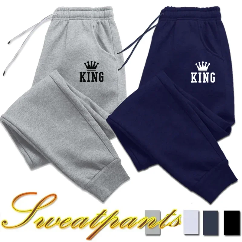 King Printing Vendite calde Pantaloni sportivi da uomo Pantaloni casual Sport all'aria aperta Pantaloni da jogging Moda Street Man Pantaloni Abbigliamento sportivo fitness