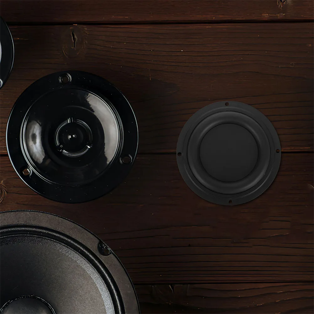 

2Pcs Round Bass Speaker Radiator Diaphragm Rubber Vibration Membrane Replacement Audio Speaker Bass Radiator DIY Repair Parts